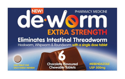 DE-WORM 100mg 6tabs