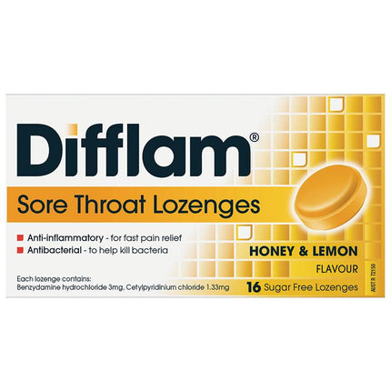 DIFFLAM Loz Lemon/Honey S/F 16s