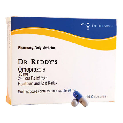 Dr Reddy Omeprazole 20mg Caps 14s