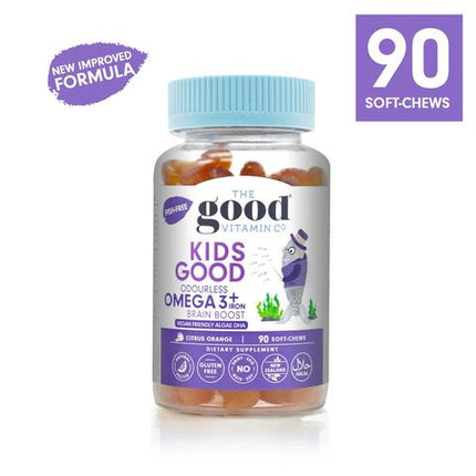 GVC Kids Good O/L Omega3 + Iron 90s