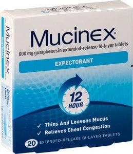 MUCINEX Chesty Cough Tabs 600mg 20s