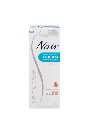 NAIR Hair Rem Cr Face&Body Sens 150g