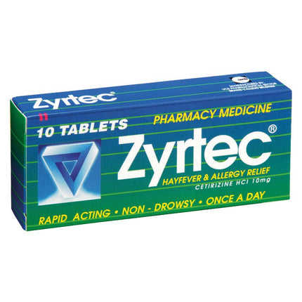 ZYRTEC Allergy & Hayfever Rel. 10s