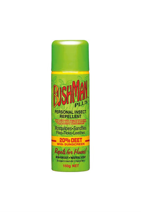 BUSHMAN Plus Aerosol 20% Deet 150g