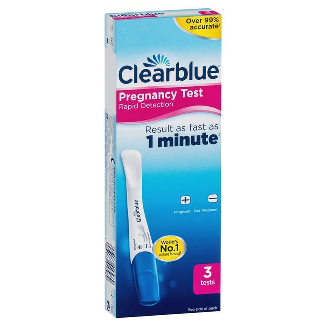 CLEARBLUE Visual Rap Det Preg Tst3pk