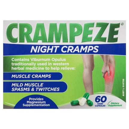 CRAMPEZE Leg Cramps &Spasm 60cap