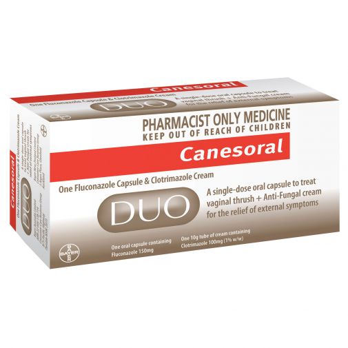 Canesoral Duo Cap & Anti-Fungal Cr