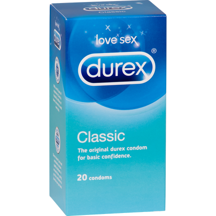 DUREX Classic Condoms 20pk