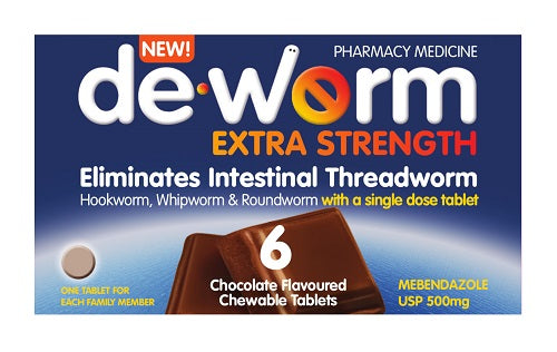 DE-WORM 100mg 6tabs