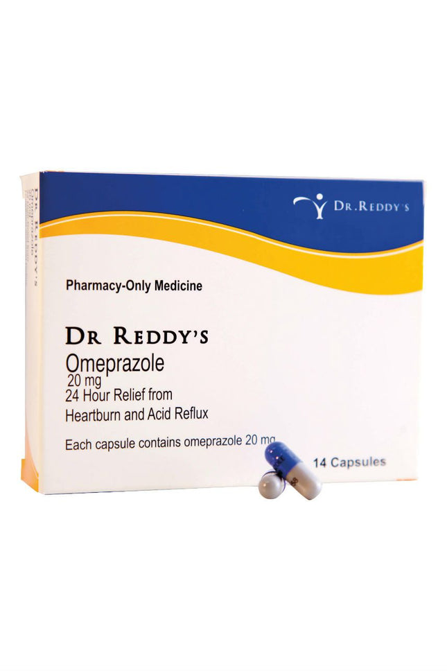 Dr Reddy Omeprazole 20mg Caps 14s