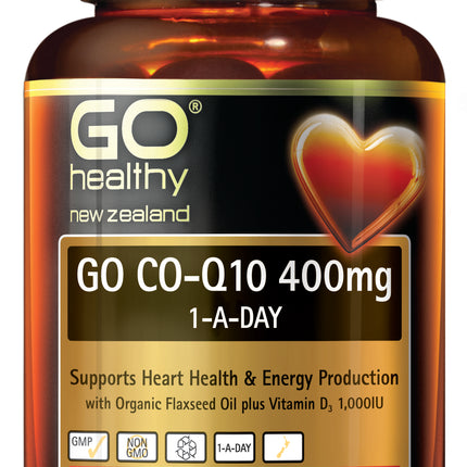 GO CoQ10 400mg 1-A-Day 30caps