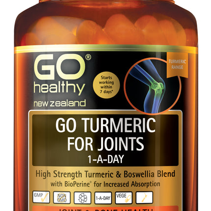 GO Turmeric for Joints 1ADay 30Vcap