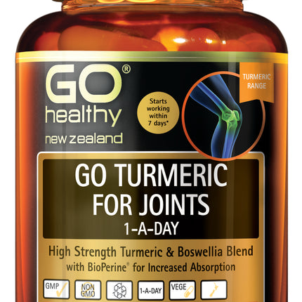 GO Turmeric for Joints 1ADay 60Vcap