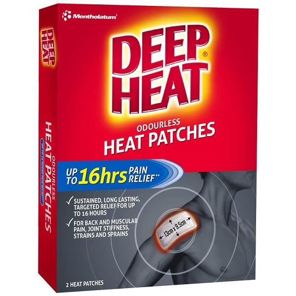 Mentholatum Deep Heat Back Patch 2pk