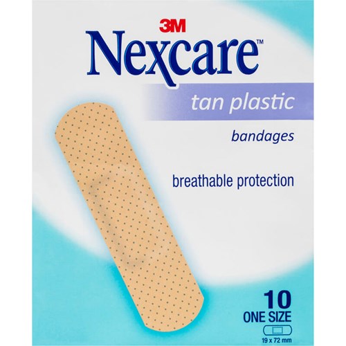 N/C Plastic Strips Tan Sachet Box