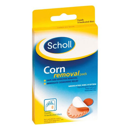SCHOLL Corn REMOVAL PADS 9pk