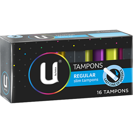 U BY KOTEX Tampon Regular 16s