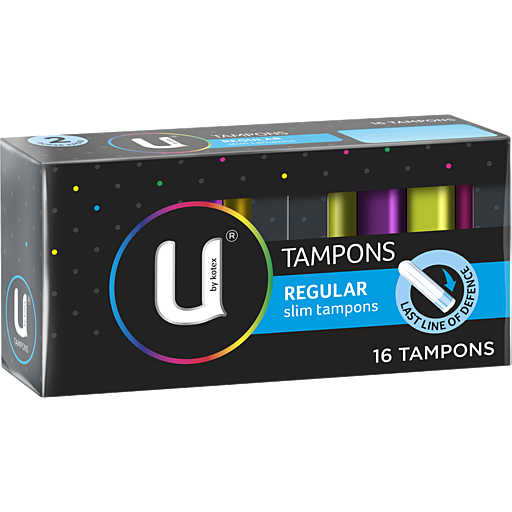 U BY KOTEX Tampon Regular 16s