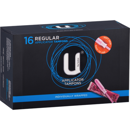 U BY KOTEX Tampons App. Reg. 16pk