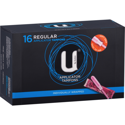 U BY KOTEX Tampons App. Reg. 16pk