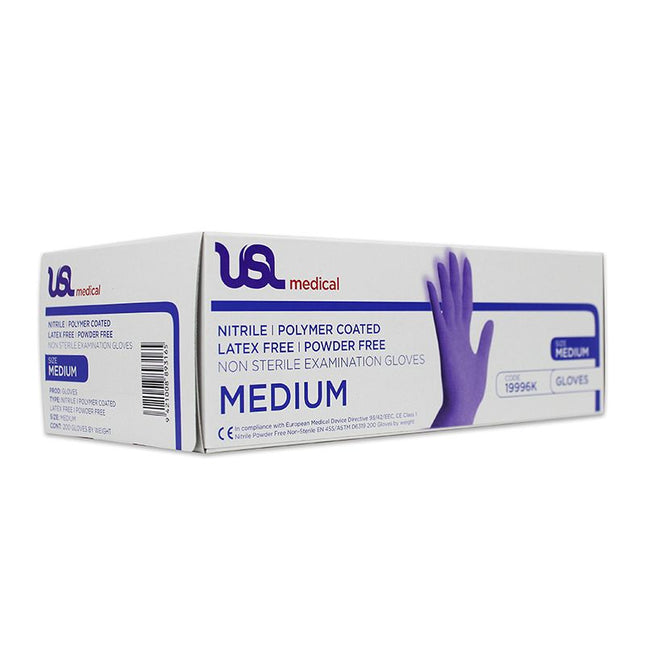USL Exam Glove Latex Powder Free M