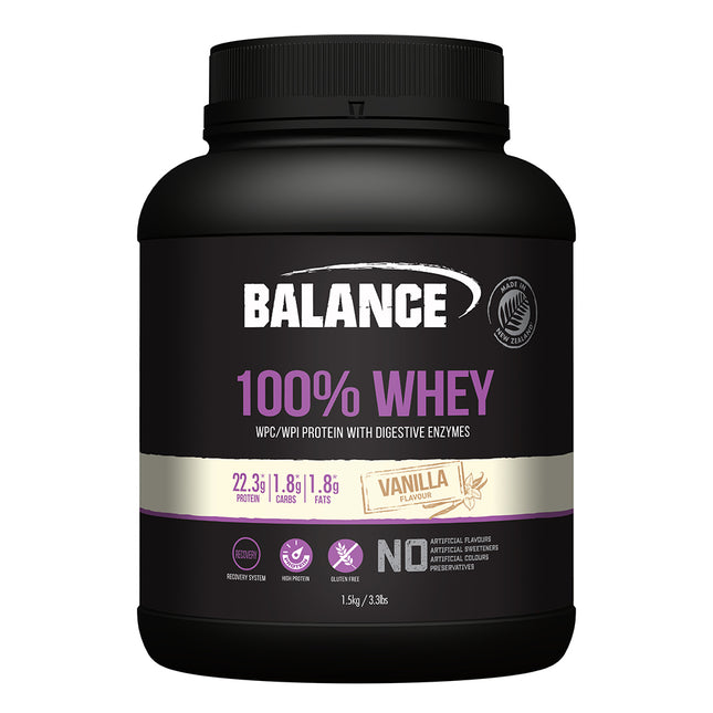 Balance 100% Whey Protein 1.5kg - Vanilla