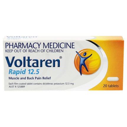 Voltaren Rapid 12.5mg Tabs 20s