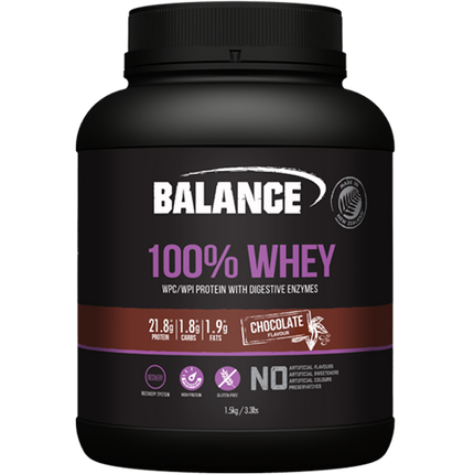 Balance 100% Whey Protein 1kg - Chocolate