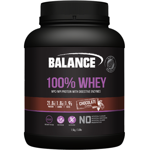 Balance 100% Whey Protein 1kg - Chocolate