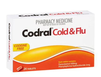 Codral Cold and Flu Tablets 24s