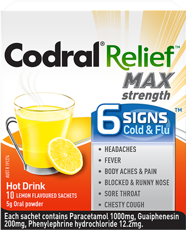 CODRAL RELIEF 6SGNS SACHT DRINK 10