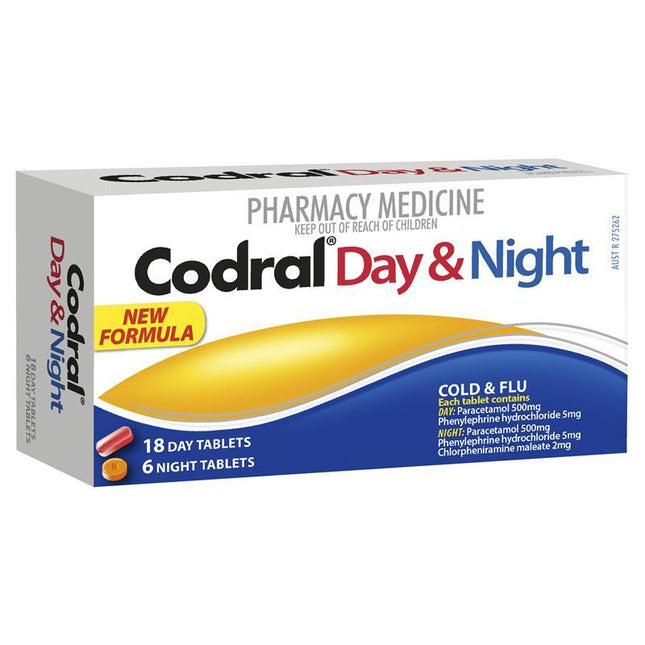 CODRAL Day/Ngt Tabs Codeine-Free 24s