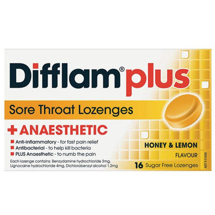 DIFFLAM Loz Plus  Anaest Hon&Lem 16s