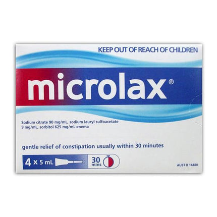 MICROLAX ENEMA OTC 4X5ML