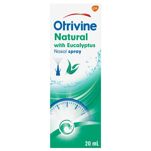 Otrivin Natural Sea Water and Eucalyptus Nasal Spray 20ml