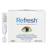 REFRESH EYE DROPS 10 x 0.4ml